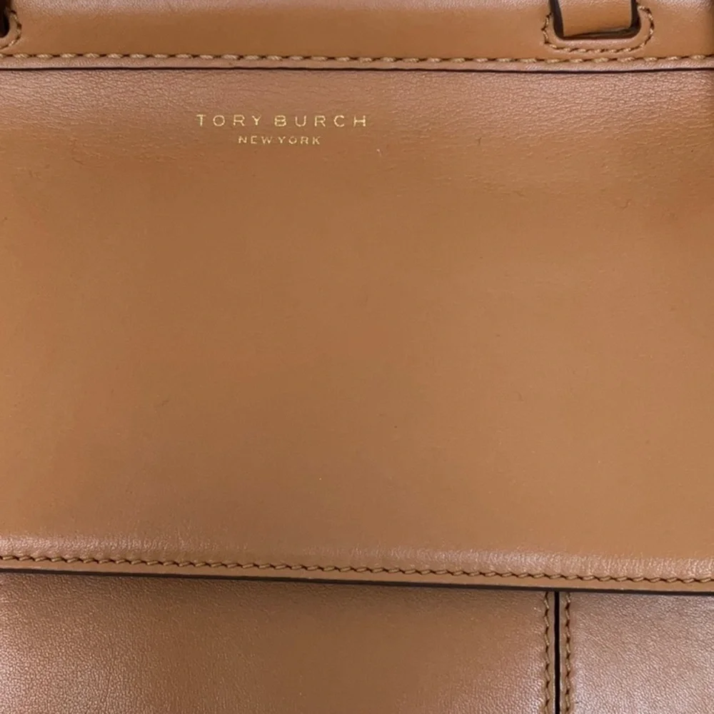 Tory Burch Block T Leather Top Handle Satchel